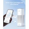 imageDREO Demineralization Cartridge 3Pack for Evaporative Humidifier Compatible with DREO Humidifier 774S Improve Water Quality Healthier Mist Output Eliminate White Dust Easy to Clean Replaceable