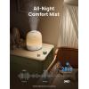 imageDREO Humidifiers for Bedroom Baby HM409S Ultra Quiet 28dB ampamp 3L Top Fill Cool Mist Humidifier for Nursery Smart Air humidifier for Plants Indoor 1500 RGB Night Light ampamp Sleep Routine TrainerWhite