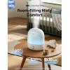 imageDREO Humidifiers for Bedroom Baby HM409S Ultra Quiet 28dB ampamp 3L Top Fill Cool Mist Humidifier for Nursery Smart Air humidifier for Plants Indoor 1500 RGB Night Light ampamp Sleep Routine TrainerWhite