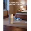 imageDREO Smart Evaporative Humidifier Large Room up to 1000ft 800mlh High Output Air Humidifiers for Bedroom 10L 50H Long Runtime with Precise Humidification for Plants Home Office White HHM774SWhite