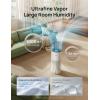 imageDREO Smart Evaporative Humidifier Large Room up to 1000ft 800mlh High Output Air Humidifiers for Bedroom 10L 50H Long Runtime with Precise Humidification for Plants Home Office White HHM774SWhite