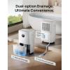 imageDreo 110Pint Smart Dehumidifier for Basement 4500 Ft for Large Room 2 Gallon Water Tank AutoComfortConstant Mode Dehumidifiers for Home Bedroom Bathroom with Drain Hose White 711SWhite