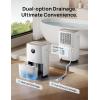 imageDreo 110Pint Smart Dehumidifier for Basement 4500 Ft for Large Room 2 Gallon Water Tank AutoComfortConstant Mode Dehumidifiers for Home Bedroom Bathroom with Drain Hose White 711SStarlight