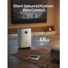 imageDreo 110Pint Smart Dehumidifier for Basement 4500 Ft for Large Room 2 Gallon Water Tank AutoComfortConstant Mode Dehumidifiers for Home Bedroom Bathroom with Drain Hose White 711SBlack