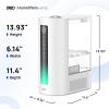 imageDreo 6L Humidifiers for Bedroom Smart Warm ampamp Cool Mist for Large Room 60Hr Quiet Runtime for Baby Plant Humidity Sensor Indicator Light 12H Timer GoogleAlexa HM713SGrey