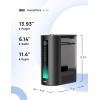 imageDreo 6L Humidifiers for Bedroom Smart Warm ampamp Cool Mist for Large Room 60Hr Quiet Runtime for Baby Plant Humidity Sensor Indicator Light 12H Timer GoogleAlexa HM713SBlack