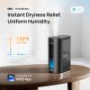 imageDreo 6L Humidifiers for Bedroom Smart Warm ampamp Cool Mist for Large Room 60Hr Quiet Runtime for Baby Plant Humidity Sensor Indicator Light 12H Timer GoogleAlexa HM713SBlack
