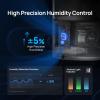 imageDreo 6L Humidifiers for Bedroom Smart Warm ampamp Cool Mist for Large Room 60Hr Quiet Runtime for Baby Plant Humidity Sensor Indicator Light 12H Timer GoogleAlexa HM713SPurple