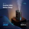 imageDreo 6L Humidifiers for Bedroom Smart Warm ampamp Cool Mist for Large Room 60Hr Quiet Runtime for Baby Plant Humidity Sensor Indicator Light 12H Timer GoogleAlexa HM713SBlack