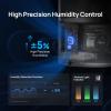 imageDreo 6L Humidifiers for Bedroom Smart Warm ampamp Cool Mist for Large Room 60Hr Quiet Runtime for Baby Plant Humidity Sensor Indicator Light 12H Timer GoogleAlexa HM713SBlack