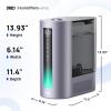 imageDreo 6L Humidifiers for Bedroom Smart Warm ampamp Cool Mist for Large Room 60Hr Quiet Runtime for Baby Plant Humidity Sensor Indicator Light 12H Timer GoogleAlexa HM713SPurple