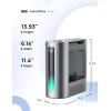 imageDreo 6L Humidifiers for Bedroom Smart Warm ampamp Cool Mist for Large Room 60Hr Quiet Runtime for Baby Plant Humidity Sensor Indicator Light 12H Timer GoogleAlexa HM713SSilver