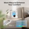 imageDreo 6L Top Fill Humidifiers for Bedroom 60H Runtime 28 dB Quiet Supersized Cool Mist Air Humidifiers for Large Room Baby Nursery Plant Indoor Night Light Easy to Clean Precise Humidity ControlWhite