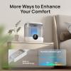 imageDreo 6L Top Fill Humidifiers for Bedroom 60H Runtime 28 dB Quiet Supersized Cool Mist Air Humidifiers for Large Room Baby Nursery Plant Indoor Night Light Easy to Clean Precise Humidity ControlGray