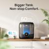 imageDreo 6L Top Fill Humidifiers for Bedroom 60H Runtime 28 dB Quiet Supersized Cool Mist Air Humidifiers for Large Room Baby Nursery Plant Indoor Night Light Easy to Clean Precise Humidity ControlBlack