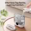 imageDreo 6L Top Fill Humidifiers for Bedroom 60H Runtime 28 dB Quiet Supersized Cool Mist Air Humidifiers for Large Room Baby Nursery Plant Indoor Night Light Easy to Clean Precise Humidity ControlGray