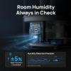 imageDreo 6L Top Fill Humidifiers for Bedroom 60H Runtime 28 dB Quiet Supersized Cool Mist Air Humidifiers for Large Room Baby Nursery Plant Indoor Night Light Easy to Clean Precise Humidity ControlWhite