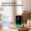 imageDreo 8L Smart Humidifier Large Room 600ft HM717S 80H Runtime Supersized Warm and Cool Mist Humidifiers for Bedroom Baby 28dB Quiet Air Humidifier for Plants Indoor Home Whole House SilverSilver