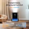 imageDreo 8L Smart Humidifier Large Room 600ft HM717S 80H Runtime Supersized Warm and Cool Mist Humidifiers for Bedroom Baby 28dB Quiet Air Humidifier for Plants Indoor Home Whole House SilverBlack