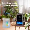 imageDreo 8L Smart Humidifier Large Room 600ft HM717S 80H Runtime Supersized Warm and Cool Mist Humidifiers for Bedroom Baby 28dB Quiet Air Humidifier for Plants Indoor Home Whole House SilverBlack