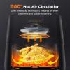 imageDreo Air Fryer Pro Max 68QT 11in1 Digital Air Fryer Oven Cooker with Visible Window 100 Recipes Supports Customerizable Cooking 100 to 450 LED Touchscreen Easy to Clean Shake ReminderBlack