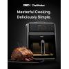 imageDreo ChefMaker Combi Fryer Cook like a pro with just the press of a button Smart Air Fryer Cooker with Cook probe Water Atomizer 3 professional cooking modes 6 QT