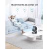 imageDreo Fan for Bedroom 12 Inches 70ft Powerful Airflow 28db Quiet Table Air Circulator Fans for Whole Room 120 Adjustable Tilt 3 Speeds Desktop Fan for Home Office KitchenGrey