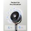 imageDreo Fan for Bedroom 120 Oscillating Standing Fans Quiet Floor Fan with DC Motor 100ft Pedestal Fans for Room 9 Speeds 4 modes 20dB 120 Manual Vertical 3742quot Adjustable Height 9H TimerBlack