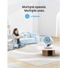 imageDreo Fan for Bedroom 13Inch Oscillating Table Air Circulator Fan for Whole Room 120 Tilt Adjustment 28dB UltraQuiet 70ft Powerful Airflow 4 Speeds Desk Fans with Remote for Home OfficeWhite