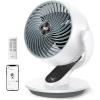 imageDreo Fan for Bedroom 13Inch Oscillating Table Air Circulator Fan for Whole Room 120 Tilt Adjustment 28dB UltraQuiet 70ft Powerful Airflow 4 Speeds Desk Fans with Remote for Home OfficeWhite
