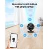 imageDreo Fan for Bedroom 13Inch Oscillating Table Air Circulator Fan for Whole Room 120 Tilt Adjustment 28dB UltraQuiet 70ft Powerful Airflow 4 Speeds Desk Fans with Remote for Home OfficeBlack