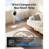 imageDreo Fan for Bedroom 80 Oscillating Standing Fan 25dB Quiet 80ft Pedestal Fans for Home Office 90 Manual Vertical 3 Speeds Remote 3441quot Adjustable Height Air CirculatorWhite
