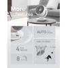 imageDreo Fan for Bedroom Desk Air Circulator Fans with Remote 11 Inch Table Fan for Whole Room 60ft Powerful Airflow 120 Vertical Manual and 90 Oscillating 4 Speeds 8H Timer 28dB Quiet HomePury White