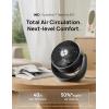 imageDreo Fan for Bedroom Table Air Circulator for Whole Room 11 Inch 40ft Strong Airflow 120 adjustable tilt 28db Low Noise Quiet 3 Speeds 2025 New Desk Fan for Office Kitchen HomeBlack