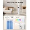 imageDreo HM735S 11L Smart Humidifier Large Room 700 ft 100H Cool Mist Air Humidifiers for Bedroom TopFill SelfCleaning Tank 26dB Auto Mode Aroma Box RGB Light Remote ampamp APP Control Baby WhiteWhite