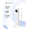 imageDreo HM735S 11L Smart Humidifier Large Room 700 ft 100H Cool Mist Air Humidifiers for Bedroom TopFill SelfCleaning Tank 26dB Auto Mode Aroma Box RGB Light Remote ampamp APP Control Baby WhiteBlue