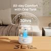 imageDreo Humidifiers for Bedroom 3L Top Fill 30H ampamp 26dB Quiet Runtime for Large Room Cool Mist Ultrasonic Humidifier with Humidity Sensor Night Light for Home Baby Nursery Plants 360 Nozzle White