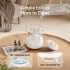 imageDreo Humidifiers for Bedroom 3L Top Fill 30H ampamp 26dB Quiet Runtime for Large Room Cool Mist Ultrasonic Humidifier with Humidity Sensor Night Light for Home Baby Nursery Plants 360 Nozzle White