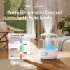 imageDreo Humidifiers for Bedroom 3L Top Fill 30H ampamp 26dB Quiet Runtime for Large Room Cool Mist Ultrasonic Humidifier with Humidity Sensor Night Light for Home Baby Nursery Plants 360 Nozzle White