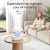 imageDreo Humidifiers for Bedroom 4L Top Fill for Large Room 36H Runtime 28 dB Quiet Supersized Cool Mist Air Humidifier for Baby Nursery Plants Indoor Night Light Easy to Clean ampamp FillWhite