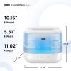 imageDreo Humidifiers for Bedroom 4L Top Fill for Large Room 36H Runtime 28 dB Quiet Supersized Cool Mist Air Humidifier for Baby Nursery Plants Indoor Night Light Easy to Clean ampamp FillBlue