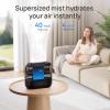 imageDreo Humidifiers for Bedroom 4L Top Fill for Large Room 36H Runtime 28 dB Quiet Supersized Cool Mist Air Humidifier for Baby Nursery Plants Indoor Night Light Easy to Clean ampamp FillBlack