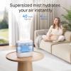imageDreo Humidifiers for Bedroom 4L Top Fill for Large Room 36H Runtime 28 dB Quiet Supersized Cool Mist Air Humidifier for Baby Nursery Plants Indoor Night Light Easy to Clean ampamp FillBlue