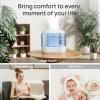 imageDreo Humidifiers for Bedroom 4L Top Fill for Large Room 36H Runtime 28 dB Quiet Supersized Cool Mist Air Humidifier for Baby Nursery Plants Indoor Night Light Easy to Clean ampamp FillBlue