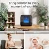 imageDreo Humidifiers for Bedroom 4L Top Fill for Large Room 36H Runtime 28 dB Quiet Supersized Cool Mist Air Humidifier for Baby Nursery Plants Indoor Night Light Easy to Clean ampamp FillBlack