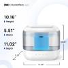 imageDreo Humidifiers for Bedroom 4L Top Fill for Large Room 36H Runtime 28 dB Quiet Supersized Cool Mist Air Humidifier for Baby Nursery Plants Indoor Night Light Easy to Clean ampamp FillGray