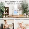 imageDreo Humidifiers for Bedroom 4L Top Fill for Large Room 36H Runtime 28 dB Quiet Supersized Cool Mist Air Humidifier for Baby Nursery Plants Indoor Night Light Easy to Clean ampamp FillWhite
