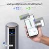 imageDreo MC710S Air Purifier Tower Fan 45quot 2in1 Smart Fan for Bedroom 27fts Velocity 120Oscillation 24H Timer Bladeless Fans for Home 25dB Low Noise Standing Fan Works with Alexa Silver BlueSilver Orange