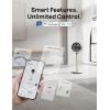 imageDreo Oscillating Fan for Bedroom150120 OmniDirectional Quiet Floor Fans with Smart Control 110ft Pedestal Fan with DC Motor 9 Speeds 6 Modes 43 Inches 12H Timer WiFiVoiceAlexaGold
