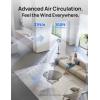 imageDreo Pedestal Fan with Smart Control 4044quot Adjustable Height DC Quiet Fans for Bedroom 12085 OmniDirectional Oscillating Fan 100ft Airflow 10 Speeds 6 Modes 12H Timer 23db WiFiVoiceModern